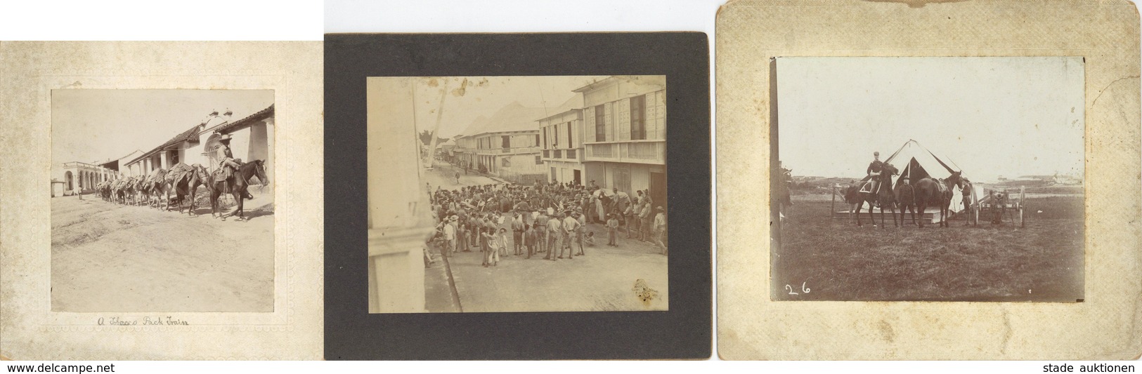 Militär USA Bürgerkrieg 1861-65 Lot Mit 5 Fotos Auf Karton Div. Formate II - Altri & Non Classificati