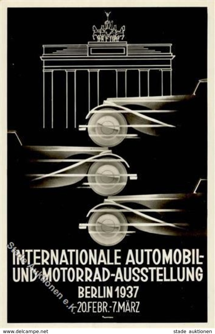 Propaganda WK I Charlottenburg (1000) Intern. Automobil U. Motorrad Ausstellung  I-II Expo - Guerra 1914-18