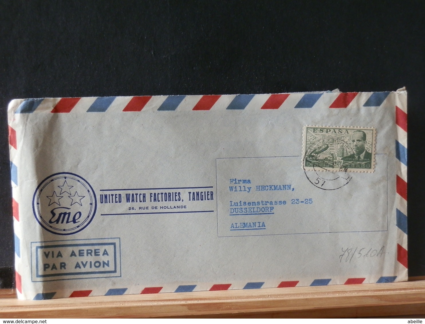 78/510A  LETTRE TANGER - Maroc Espagnol