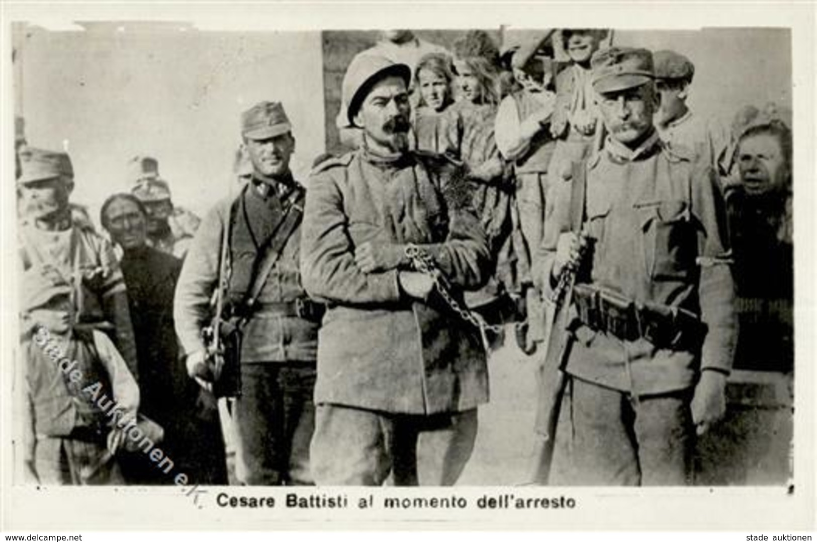 WK I Casare Battisti Verhaftung I-II - Guerra 1914-18