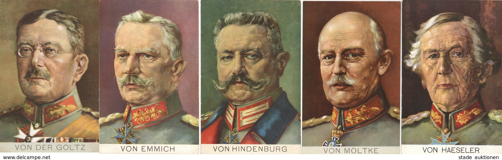 WK I Generale Feldherren Lot Mit 14 Künstler-Karte I-II - Guerra 1914-18