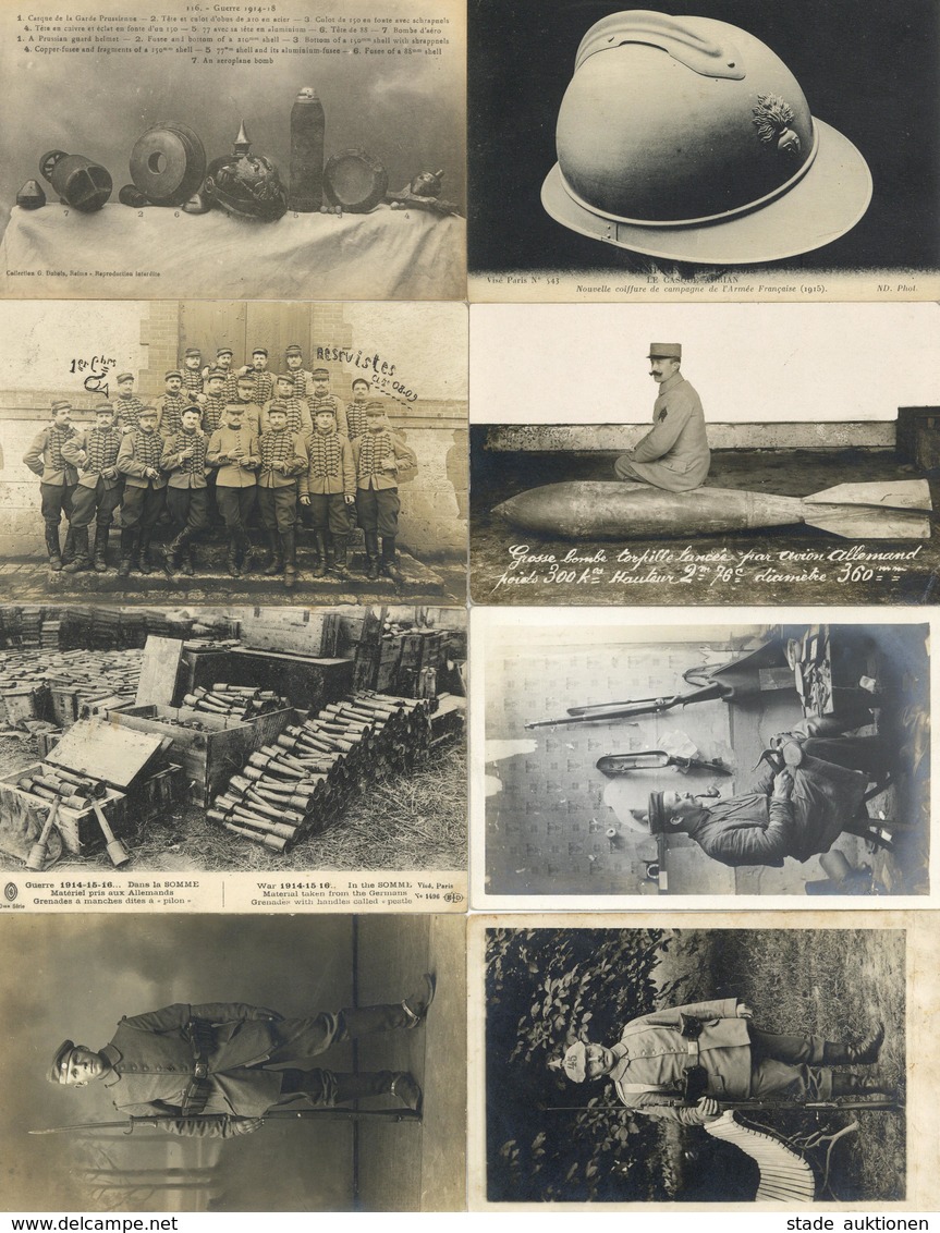WK I Partie Mit über 30 Ansichtskarten Meist Soldaten In Uniform I-II - Guerra 1914-18