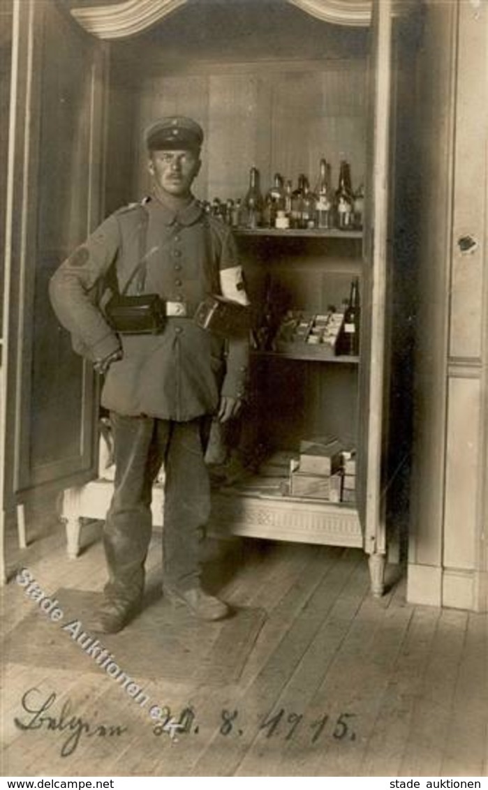 WK I Rotes Kreuz Soldat Foto AK 1915 I-II - Guerra 1914-18