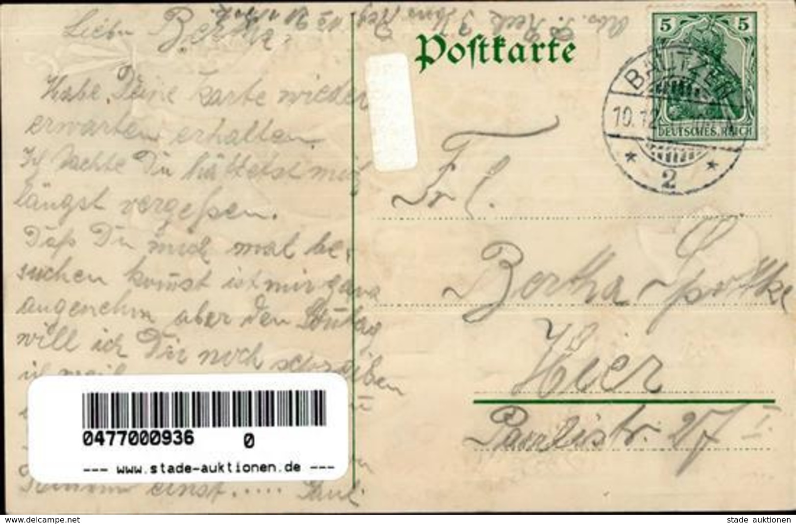 Regiment Bautzen (O8600) Nr. 20 Husaren Regt.  Prägedruck 1911 I-II - Reggimenti