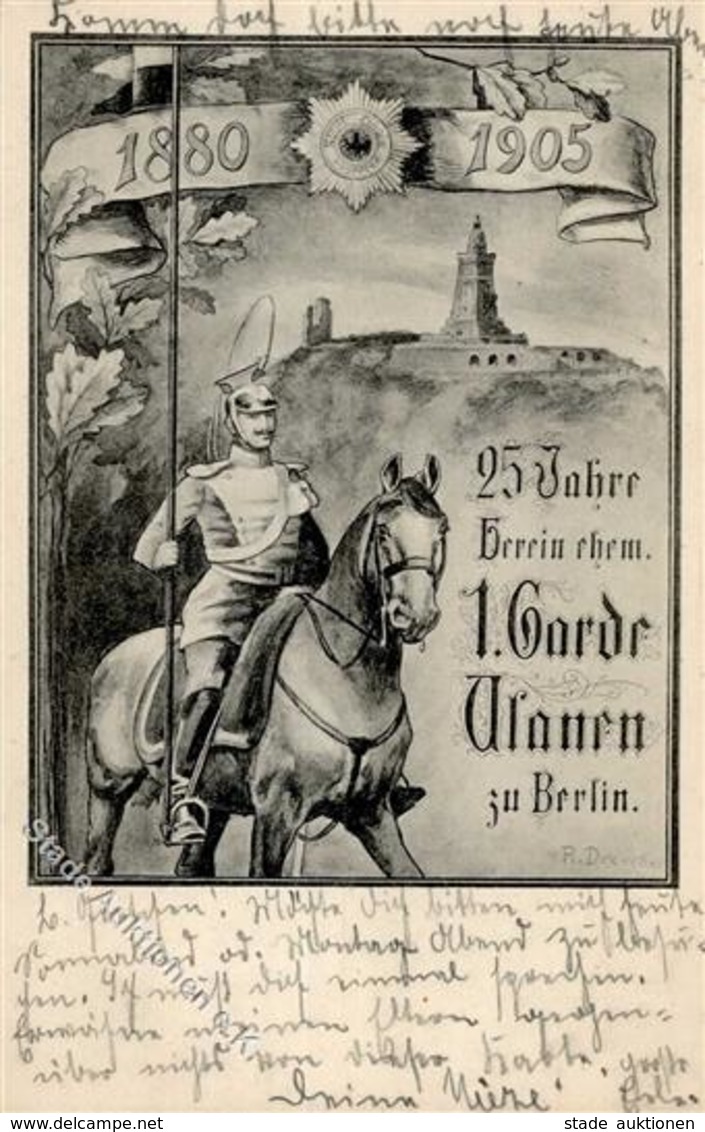 Regiment Berlin (1000) 1. Garde Ulanen Regt. 1909 I-II - Regimente