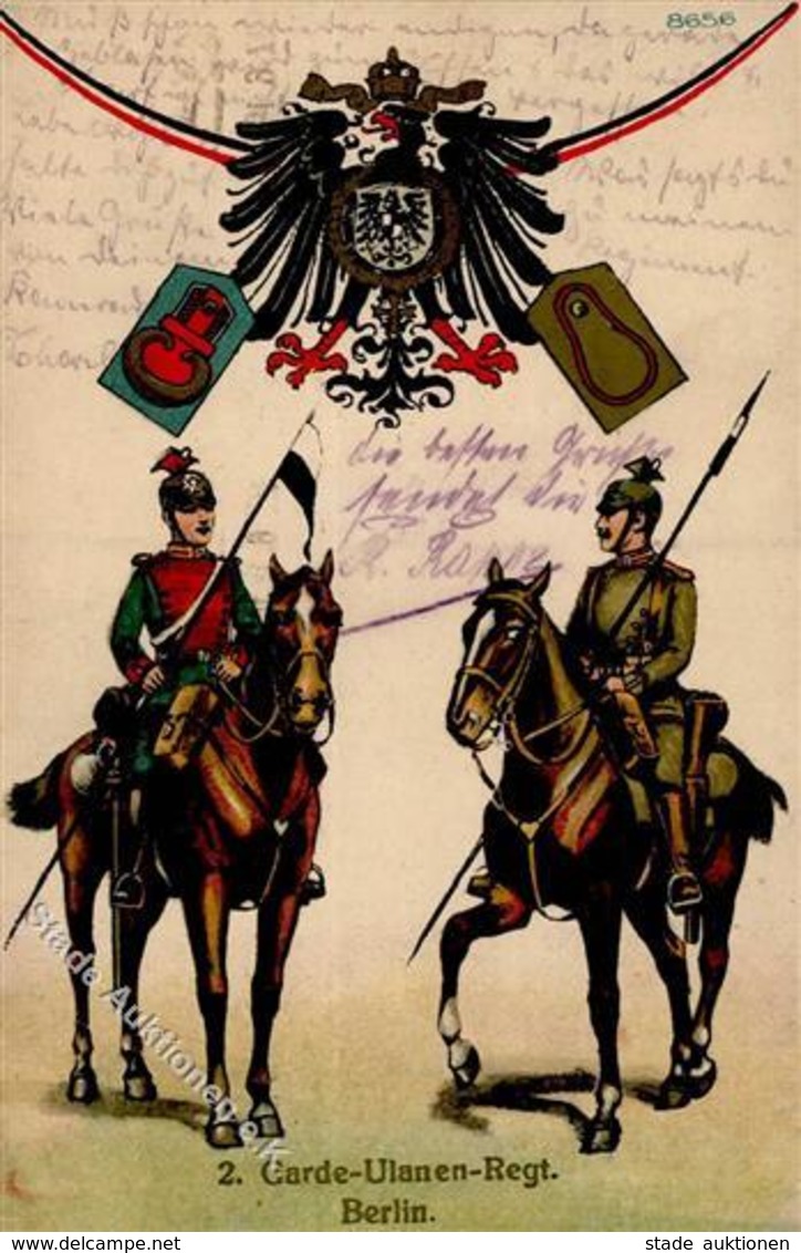 Regiment Berlin (1000) 2. Garde Ulanen Regt. 1918 I-II - Reggimenti