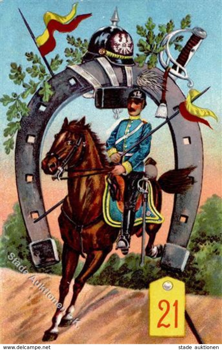 Regiment Bruchsal (7520) Nr.  21 2. Badisch. Dragoner Regt. I-II - Regimente