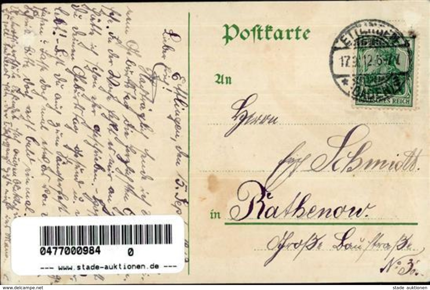 Regiment Ettlingen (7505) Unteroffizier Schule  1912 I-II - Reggimenti