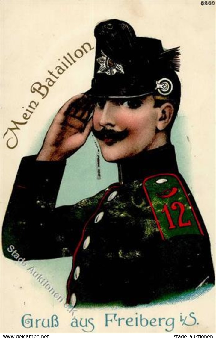 Regiment Freiberg (O9200) Nr. 12 Jäger Batl. 1915 I-II (Abschürfung) - Reggimenti
