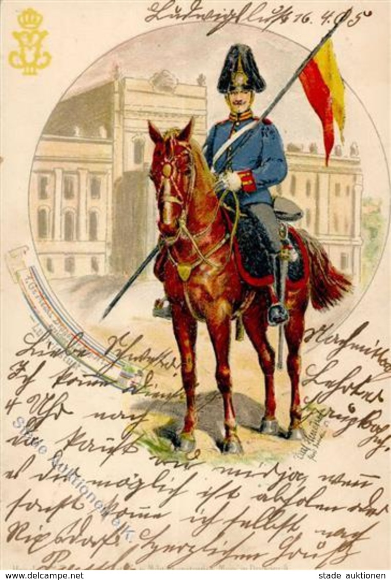 Regiment Ludwigslust (O2800) Nr. 17 Dragoner Regt. 1905 I-II - Regimente