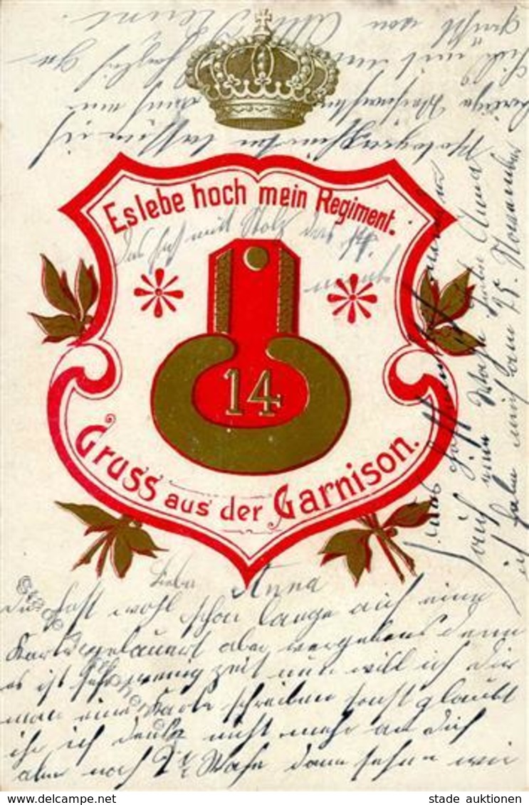 Regiment Nr. 14 Ulanen Regt. Garnison I-II (Marke Entfernt) - Regimente