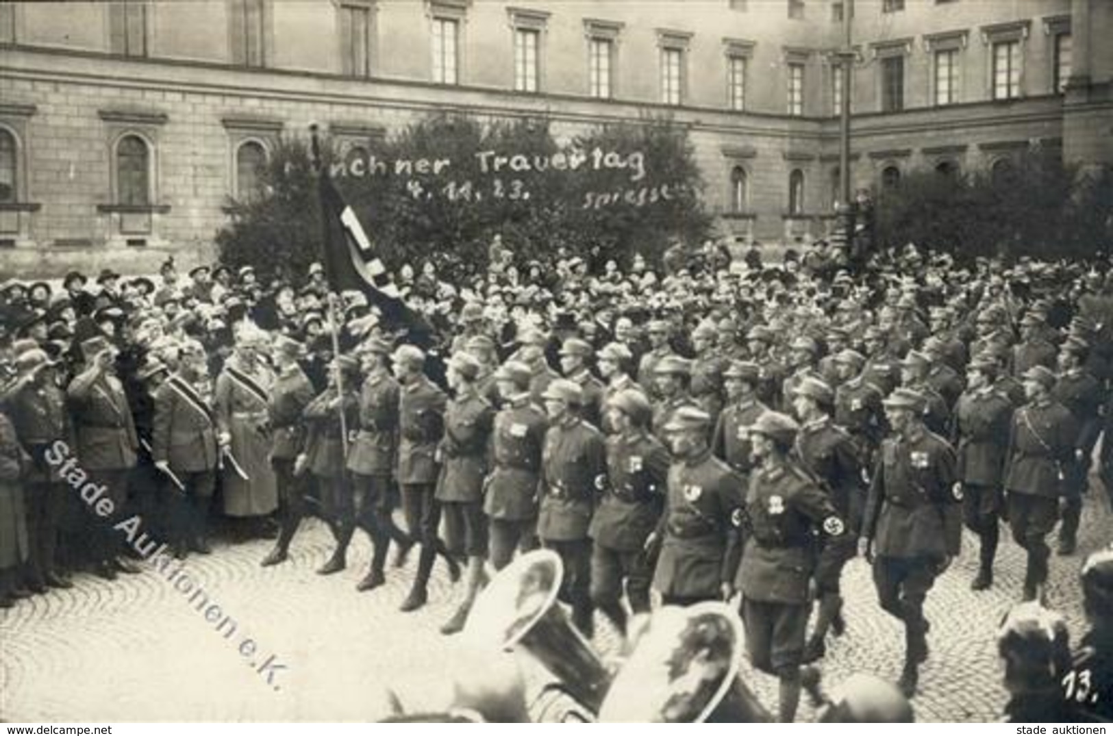 Weimarer Republik Münchner Trauertag WK II Foto AK I-II - Storia