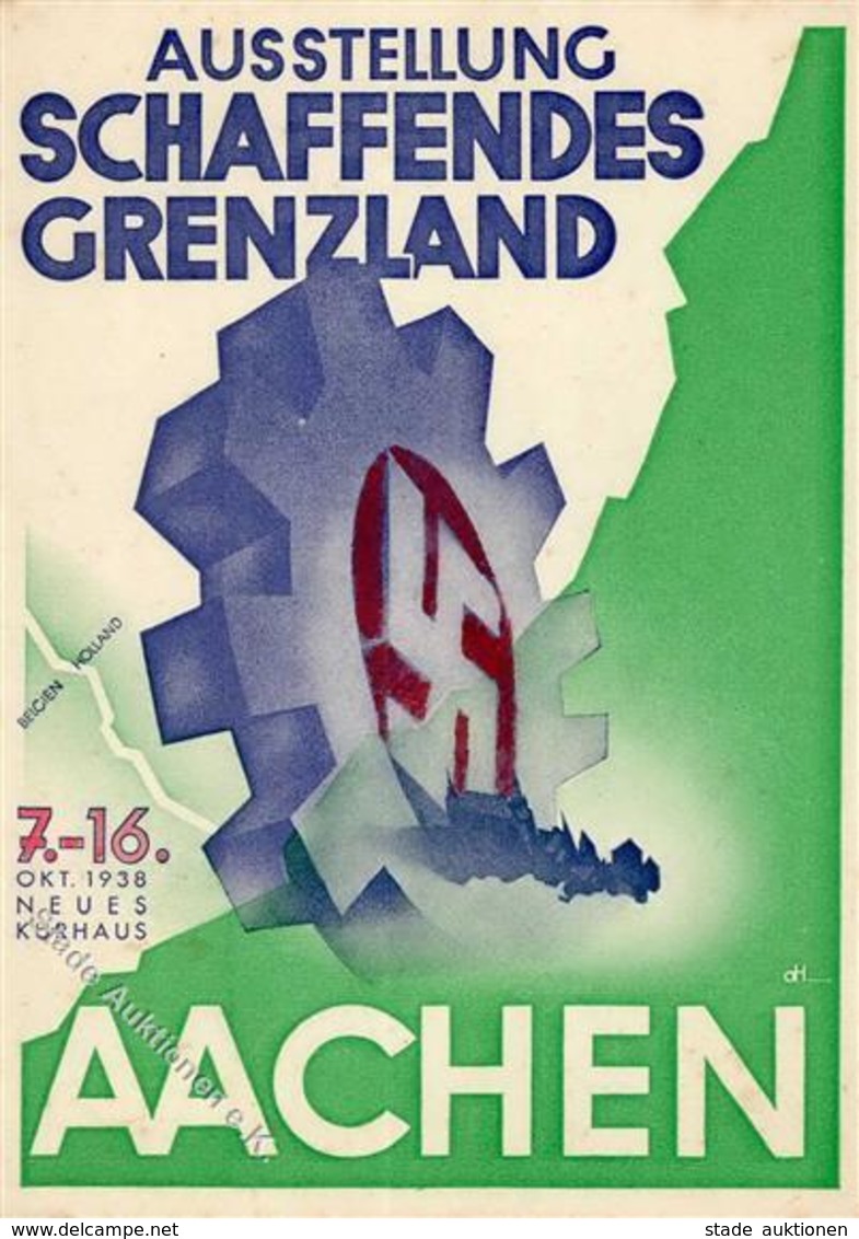Propaganda WK II Aachen (5100) Schaffendes Grenzland I-II - Guerra 1939-45