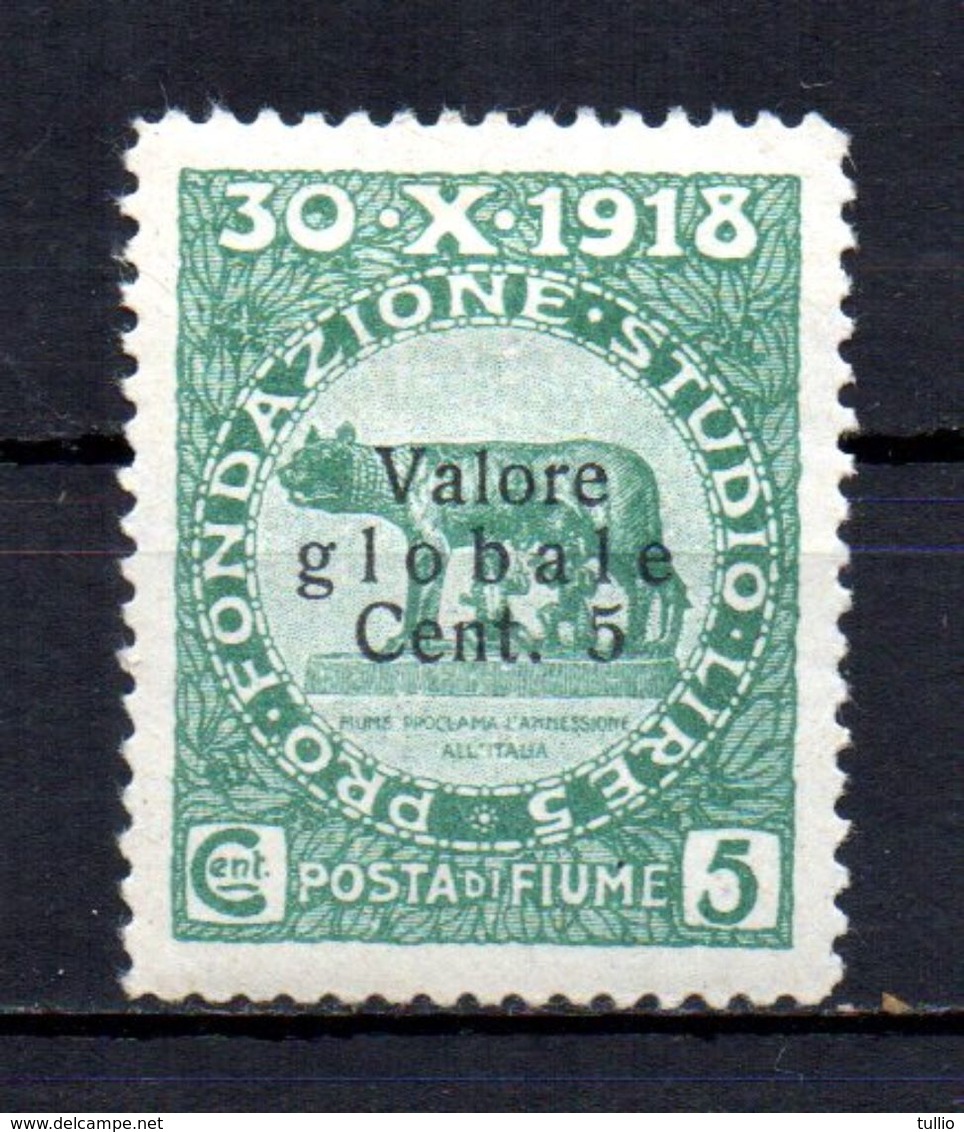 ITALIA FIUME 1919 MINT MH At - Fiume