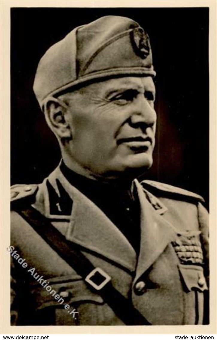 Mussolini WK II PH 1109a Foto AK I-II - Guerra 1939-45