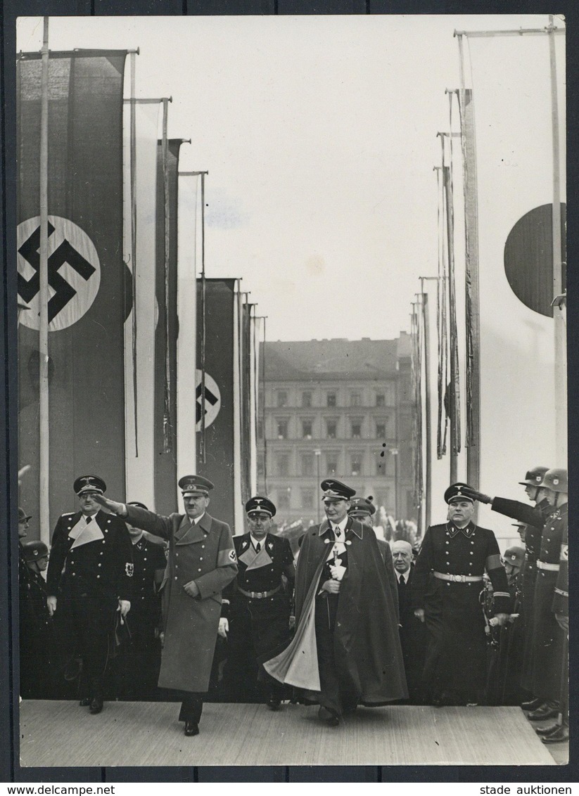 Hitler Göring Berlin (1000) Eröffnung Der Ausstellung Altjapanische Kunst Foto 13 X 18 Cm I-II Expo - Guerra 1939-45