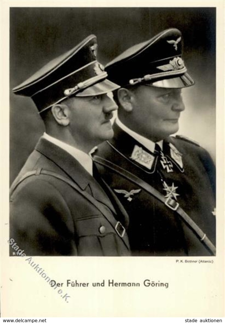 Hitler Göring WK II  Foto AK I-II - Weltkrieg 1939-45