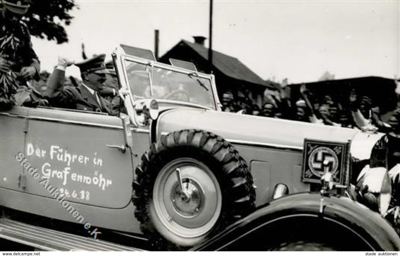 Hitler Grafenwöhr (8484) WK II Foto AK I-II - Weltkrieg 1939-45