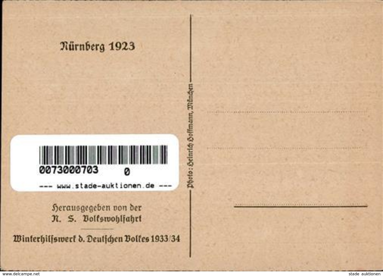 Hitler Streicher, Julius Nürnberg (8500) 1923 I-II - Guerra 1939-45