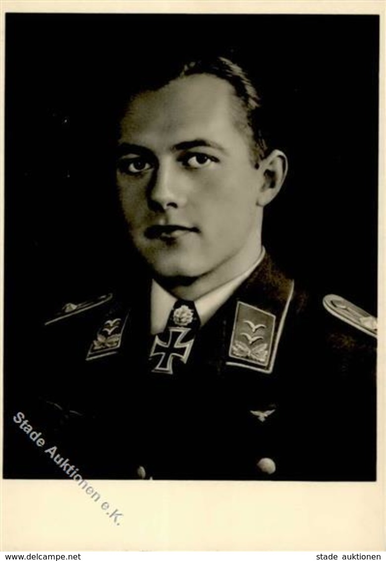 Ritterkreuzträger WK II Schnell Oberleutnant Foto AK I-II - Oorlog 1939-45