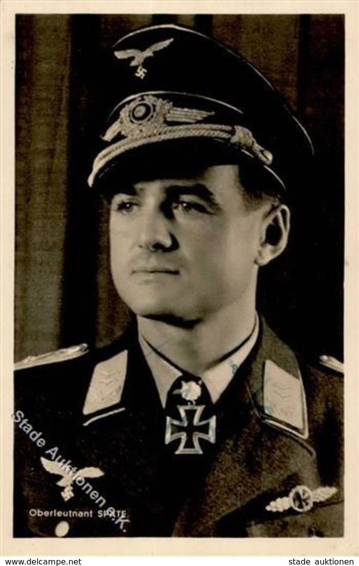 Ritterkreuzträger WK II Späte Oberleutnant Mit Unterschrift PH R 34 Foto-Karte I-II - Oorlog 1939-45