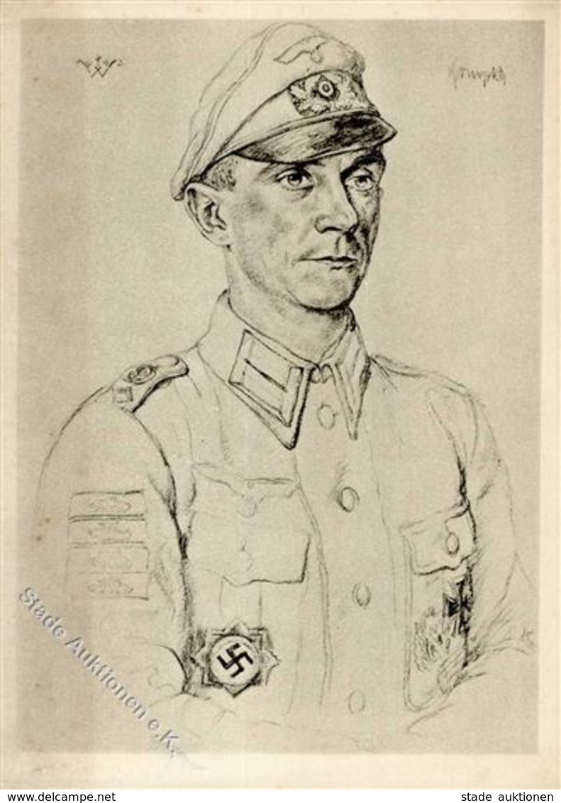 Willrich Nr. E 66 WK II Panzerbekämpfer Der Infanterie Künstlerkarte I-II - Guerra 1939-45