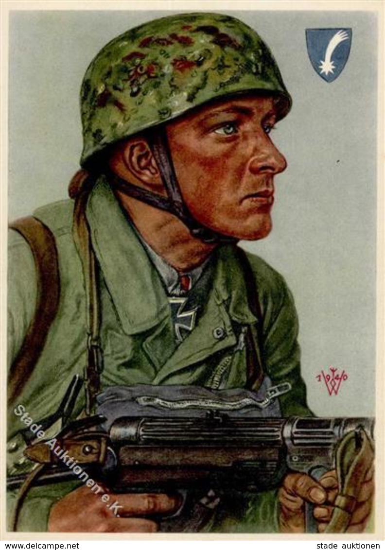 Willrich Nr. Ohne Ritterkreuzträger WK II Arpke Feldwebel Künstlerkarte I-II - Guerra 1939-45