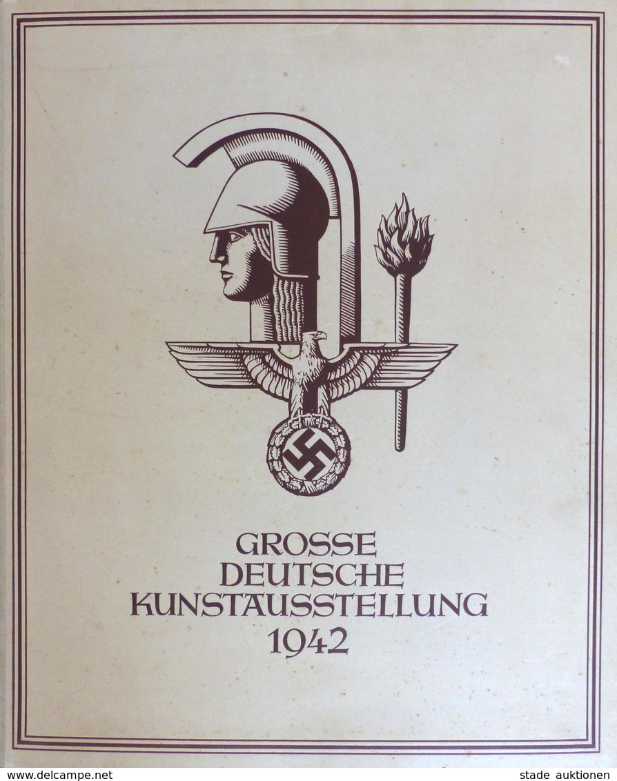 HDK Aus Der Grossen Deutschen Kunstausstellung 1941 Und 1942 Große Künstlermappe Mit 21 Kunstdrucken 51 X 40 Cm Verlag H - Guerra 1939-45