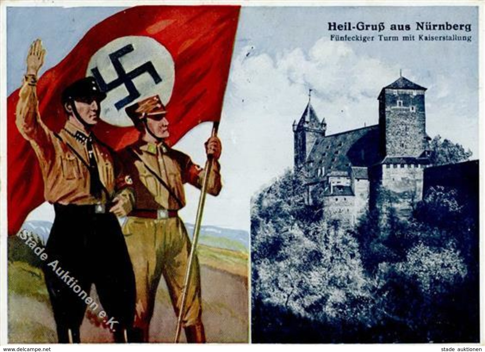 Reichsparteitag Nürnberg (8500) 1933 Heil Gruß Künstler-Karte I-II - Guerra 1939-45