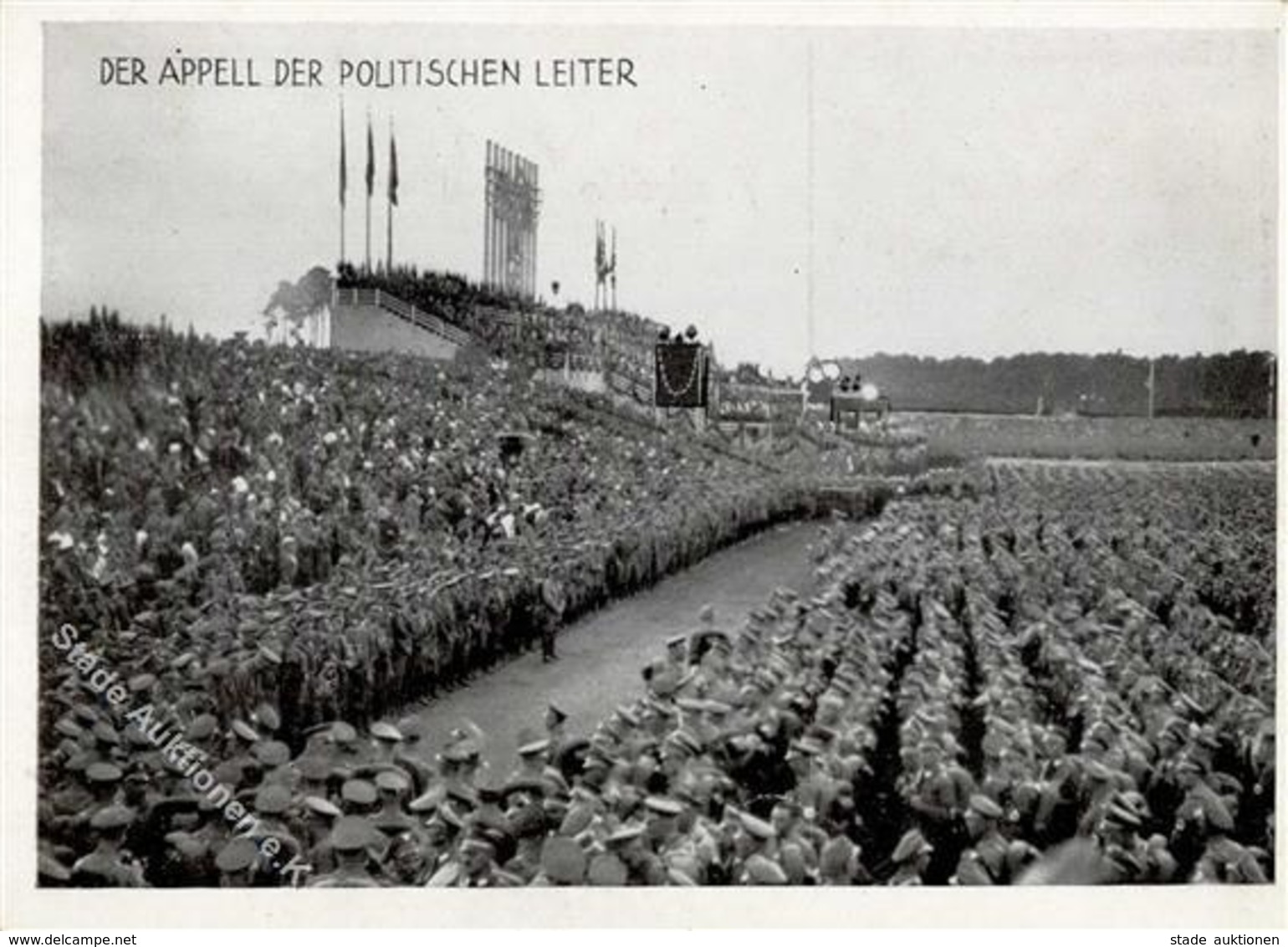 Reichsparteitag Nürnberg (8500) WK II 1934 Der Appell Der Politischen Leiter I-II - Guerra 1939-45