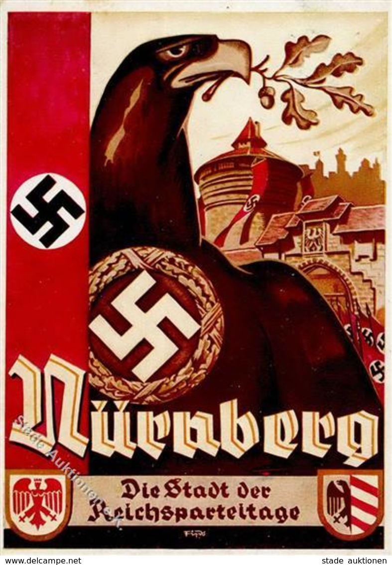 Reichsparteitag Nürnberg (8500) WK II 1934 Künstler-Karte I-II - Guerra 1939-45