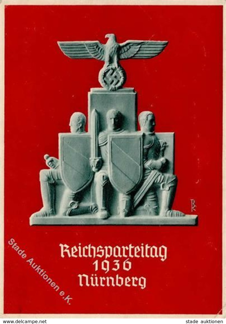 Reichsparteitag Nürnberg (8500) WK II 1936 Sign. Klein, R.  I-II (Eckbug) - Guerra 1939-45