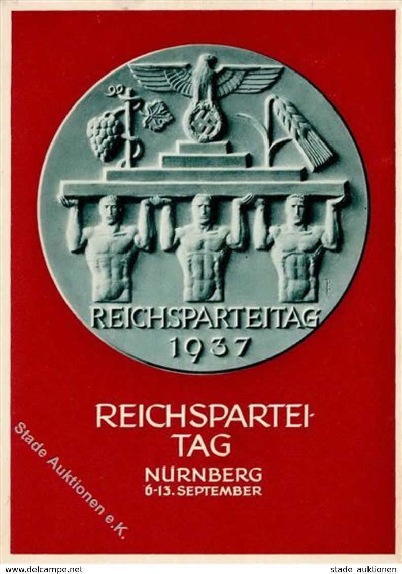 Reichsparteitag Nürnberg (8500) WK II 1937  I-II - Guerra 1939-45