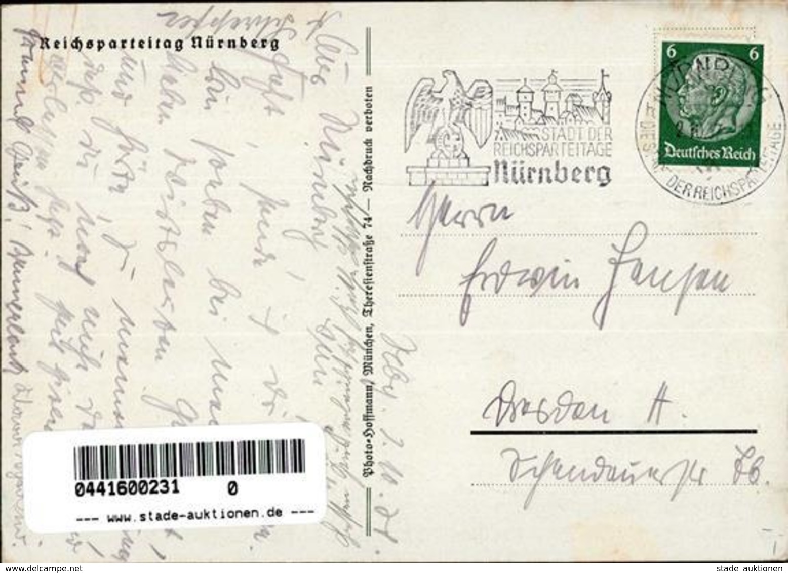 Reichsparteitag Nürnberg (8500) WK II 1937 Appell Der SA SS NSKK Und NSFK I-II (fleckig) - Guerra 1939-45