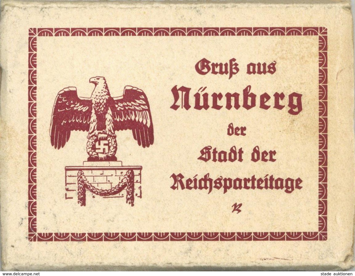 Reichsparteitag Nürnberg (8500) WK II Leporello Mit 10 Fotos 9 X 6,5 Cm I-II - Guerra 1939-45
