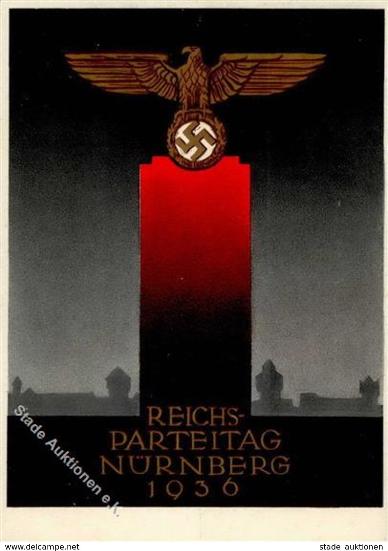 RP NÜRNBERG WK II - Festpostkarte 1936 Mit S-o I - Guerra 1939-45