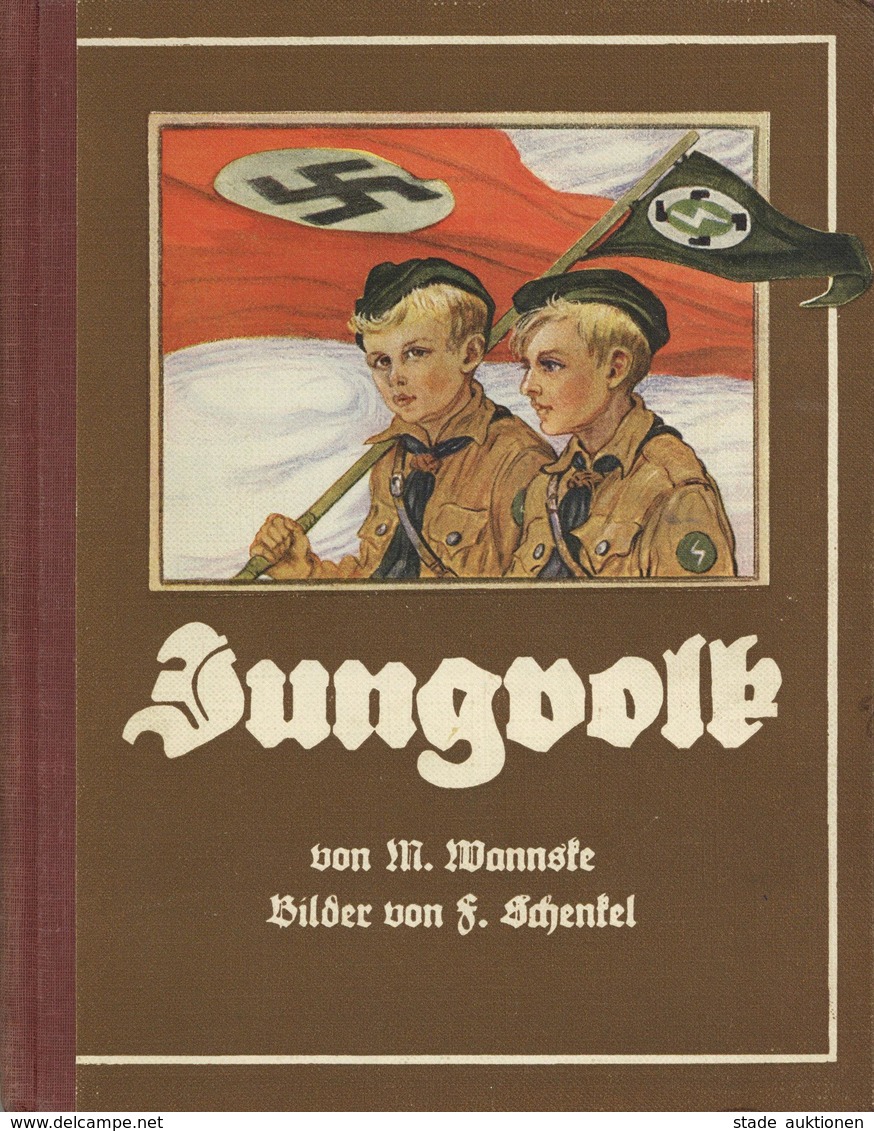 BRESLAU WK II - JUNGVOLK - HJ-Buch 88 Seiten Mit 25 Kunstbeilagen Und Zeichnungen Von Franziska Schenkel I-II - Guerra 1939-45
