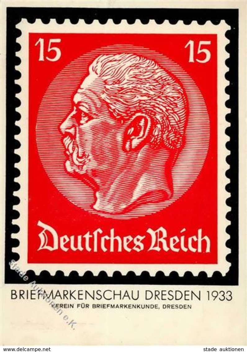 DRESDEN WK II - BRIEFMARKENSCHAU 1933 GSK Mit Franco-S-o I - Guerra 1939-45