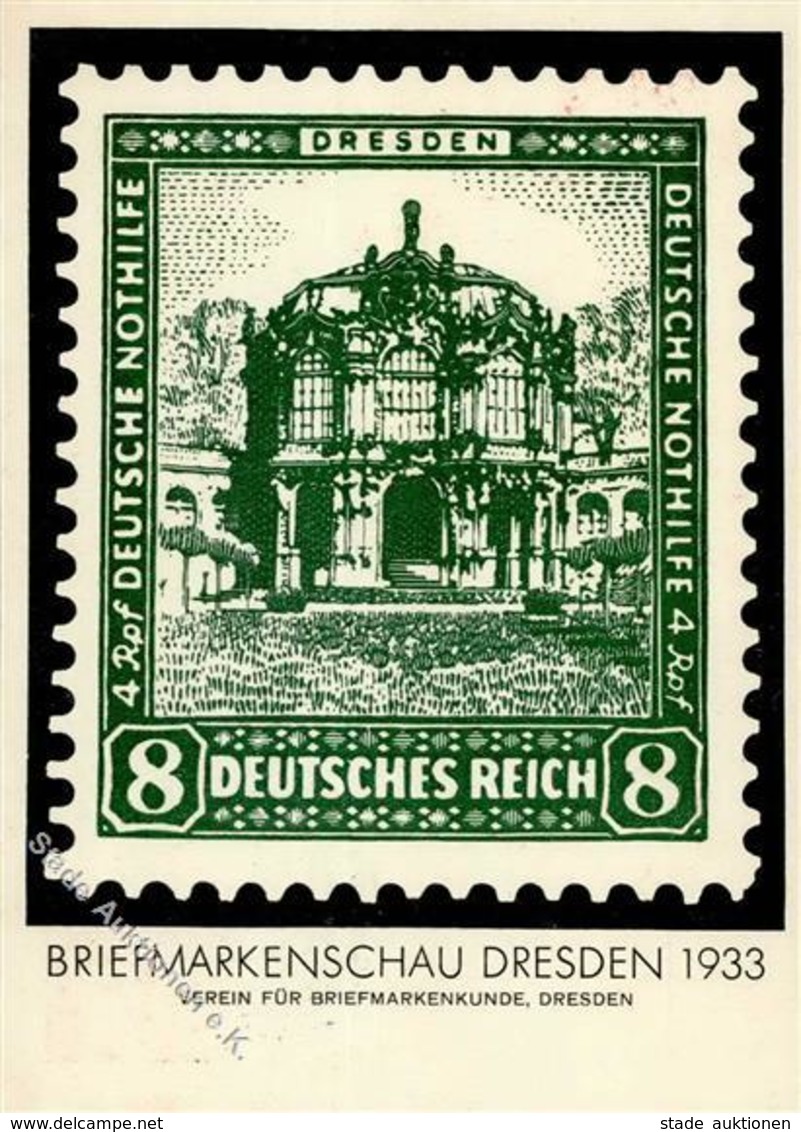 DRESDEN WK II - BRIEFMARKENSCHAU 1933 GSK Mit S-o I - Guerra 1939-45