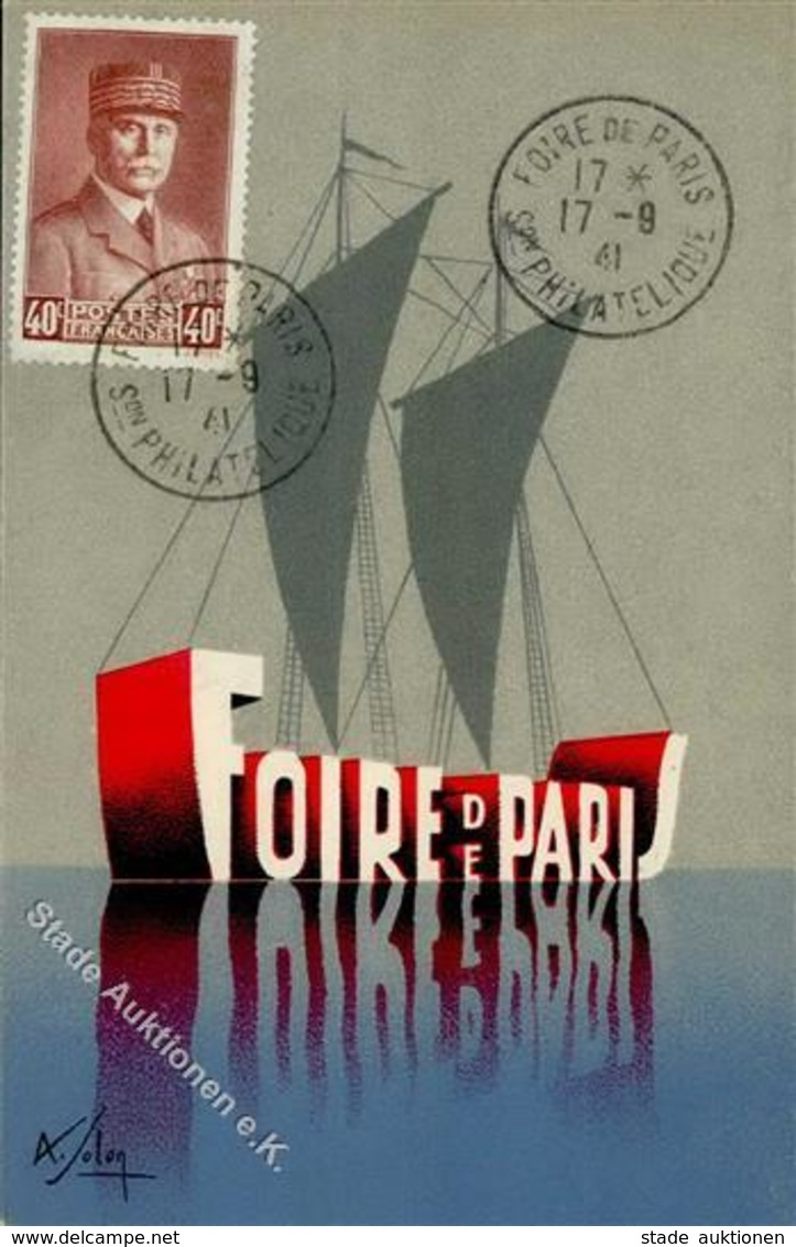 PARIS WK II - AUSSTELLUNG FOIRE De PARIS 1941 Mit S-o I - Guerra 1939-45