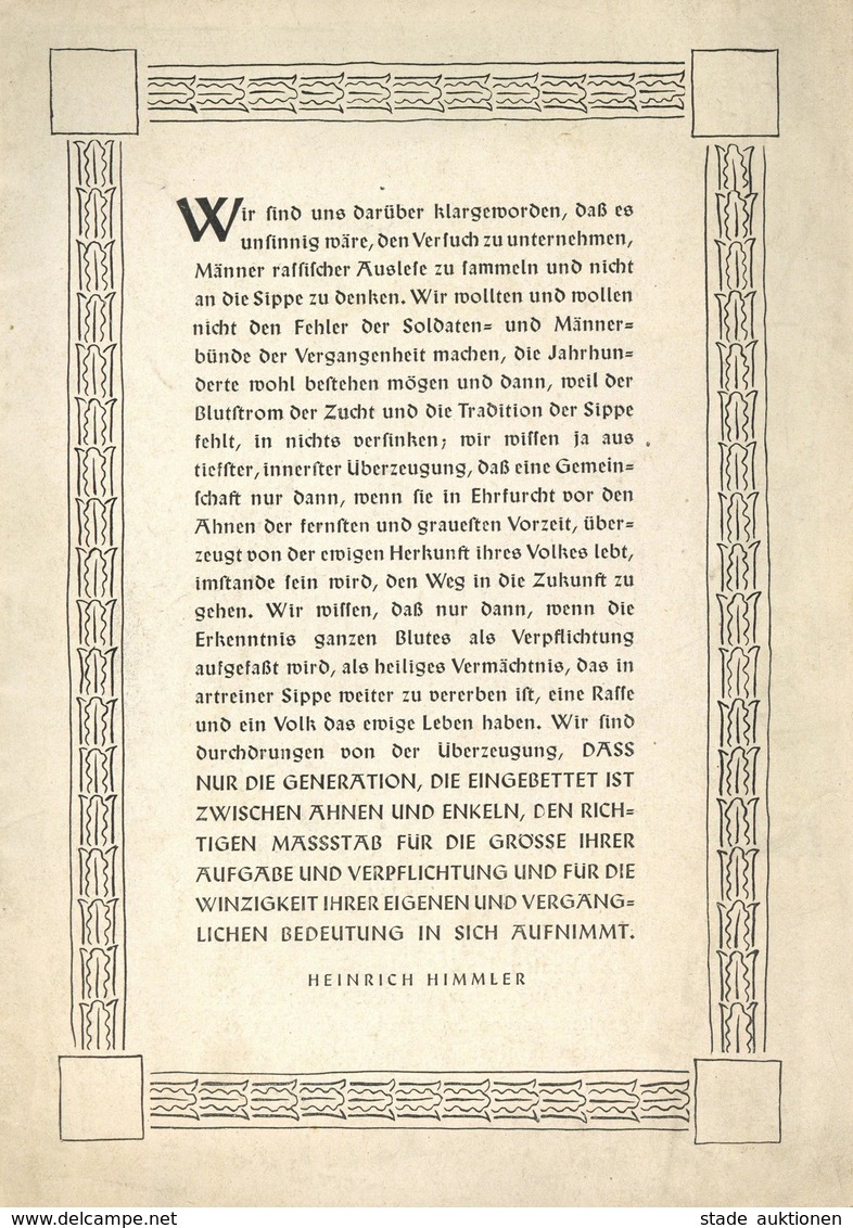 SS Buch Propagandaschrift 26 Seiten Div. Abbildungen II (beschädigte Seiten) - Guerra 1939-45