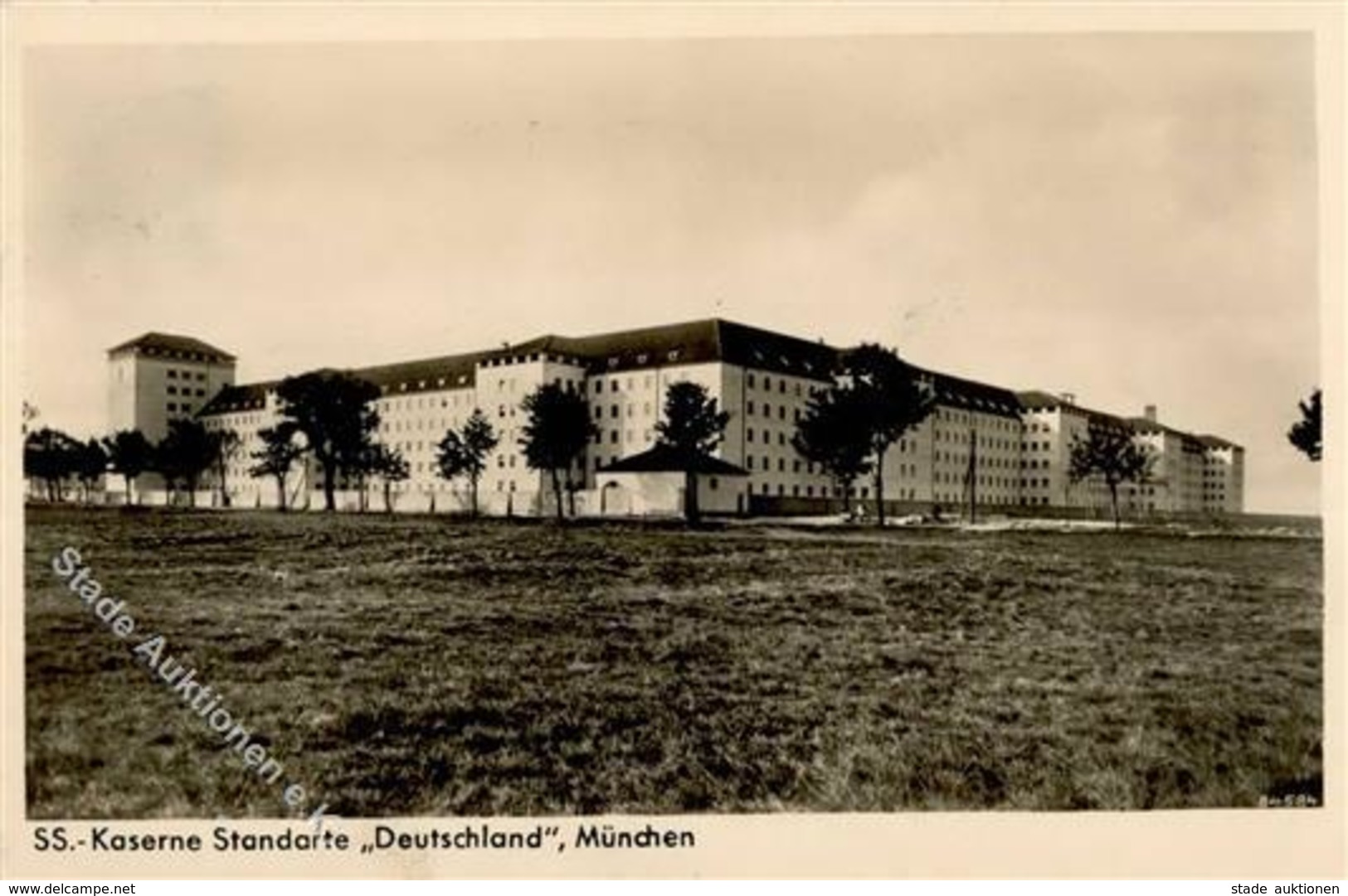 SS München (8000) WK II Kaserne Standarte Deutschland Foto AK I-II - Guerra 1939-45