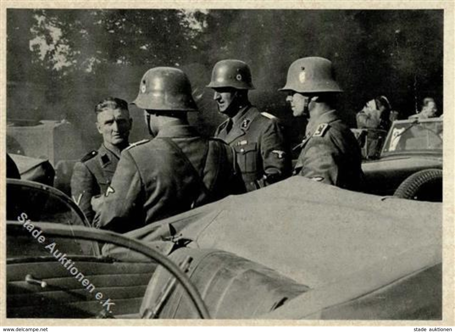 SS WK II SD Einsatzkommando Foto AK I-II - Guerra 1939-45