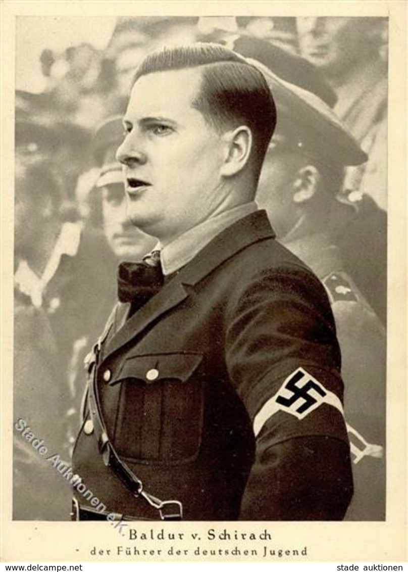 HJ WK II - Baldur V. SCHIRACH - Der Führer Der Deutschen Jugend I-II (Ecke Leicht Gestoßen) - Guerra 1939-45