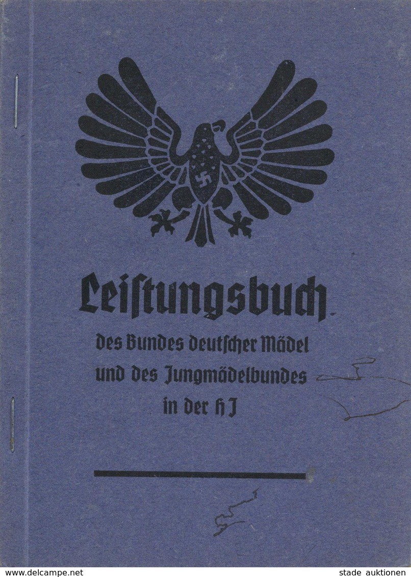 WK II HJ BDM Leistungsbuch I-II - Guerra 1939-45