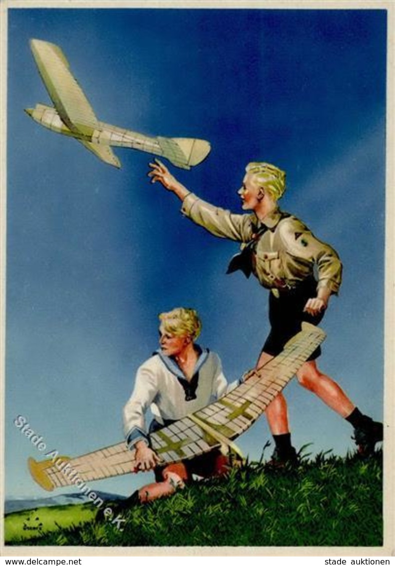 Propaganda WK II - NSFK - DEUTSCHER LUFTSPORT-VERBAND - HJ I - Guerra 1939-45