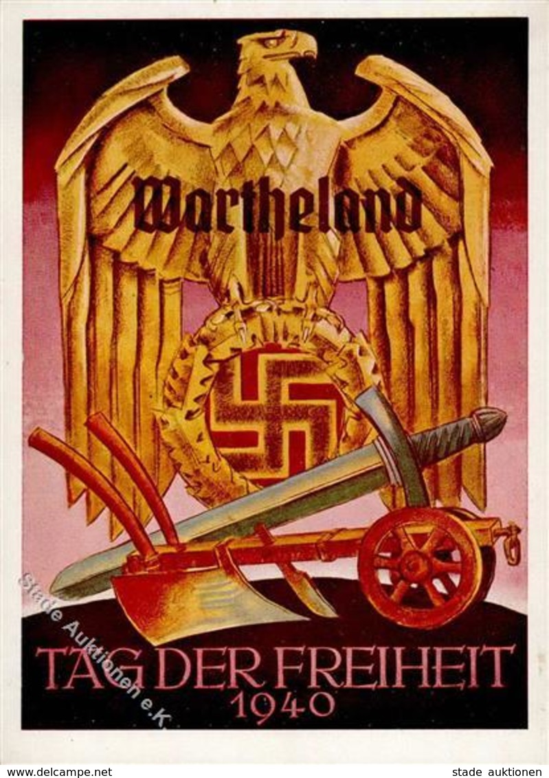 POSEN WK II - Tag Der FREIHEIT 1940 NSDAP Warthegau Mit S-o I - Weltkrieg 1939-45