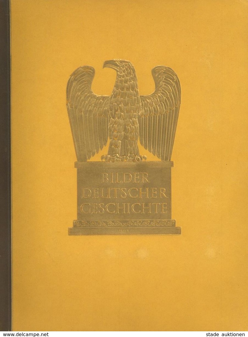 Sammelbild-Album Bilder Deutscher Geschichte 1936 Zigaretten Bilderdienst Hamburg Bahrenfeld Kompl. II - Guerra 1939-45