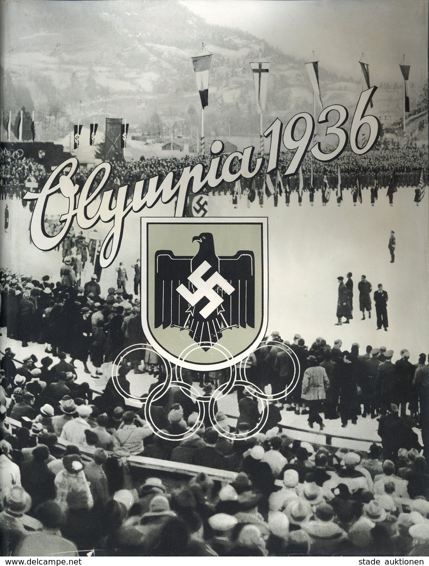 Sammelbild-Album Die Olympischen Spiele 1936 Band 1 Hrsg. Zigaretten Bilderdienst Altona Bahrenfeld Kompl. Schutzumschla - Guerra 1939-45