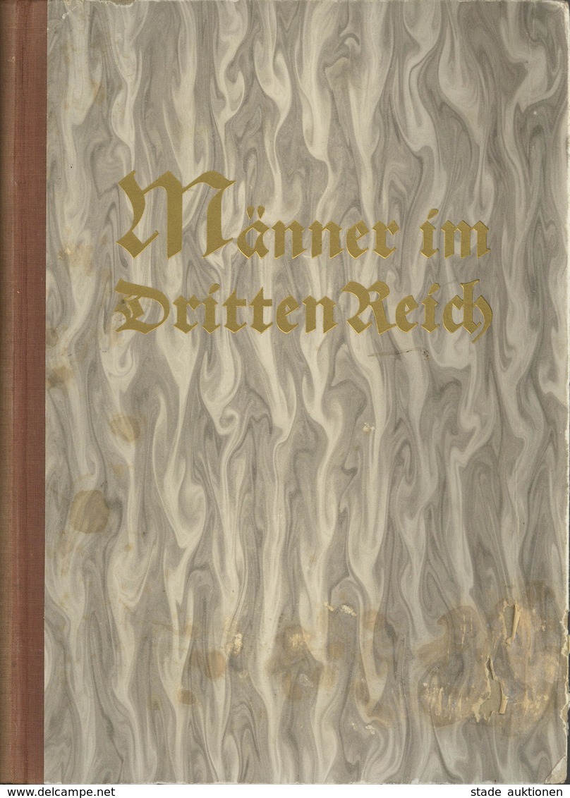 Sammelbild-Album Männer Im Dritten Reich Hrsg. Orientalische Zigaretten Companie Rosma 1934 Kompl. II (Einband Beschädig - Guerra 1939-45